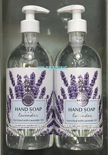 (2-Pk) HOME & BODY CO. ~LAVENDER OIL Enriched RELAXING HAND SOAP Chantilly Bloom