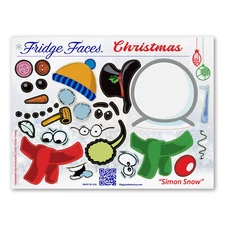 Snowman Fridge Face Pack Magnet