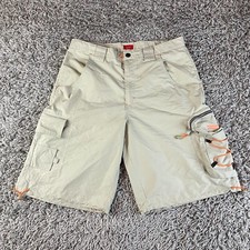 Mossimo Cargo Shorts Mens 30 Y2K Wide Leg Baggy Retro Skate Rave Grunge Punk USA