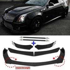 Front Bumper Lip Body Kit Spoiler Splitter For Cadillac Cts Cts-v Glossy Black Front Bumper Lip Body Kit Spoiler Splitter For Cadillac Cts Cts-v Glossy Black