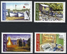 2010 Norfolk Island SG#1092/95 History of Whaling set of 4 Mint MUH MNH