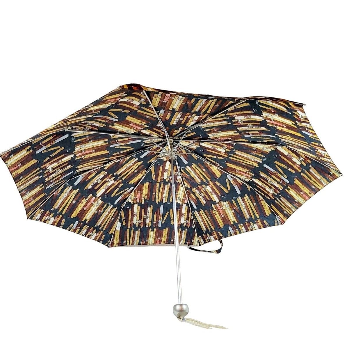 RARE Vintage 1990's Nicole Miller Umbrella “Cigars” Print case