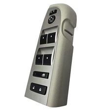 Chevrolet Silverado Window Master Switch Gray Bezel, Lock & Mirror 2010-2013
