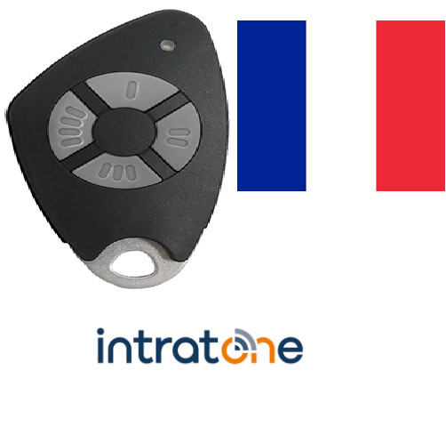 Bip portail 4 touches INTRATONE 09-0115 pour remplacer télécommande HS