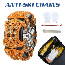 6x Wheel Tire Snow Chains For Car Truck Suv Anti-skid Emergency Winter Universal
