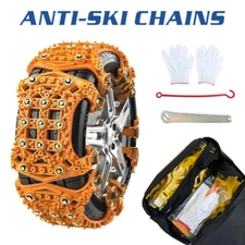 6X Wheel Tire Snow Chains For Car Truck SUV Anti-skid Emergency Winter Universal