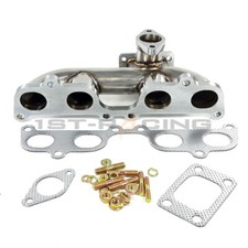 Stainless Turbo Manifold Header T3 Flange For Toyota Tacoma Hilux 2.4l 2rzfe