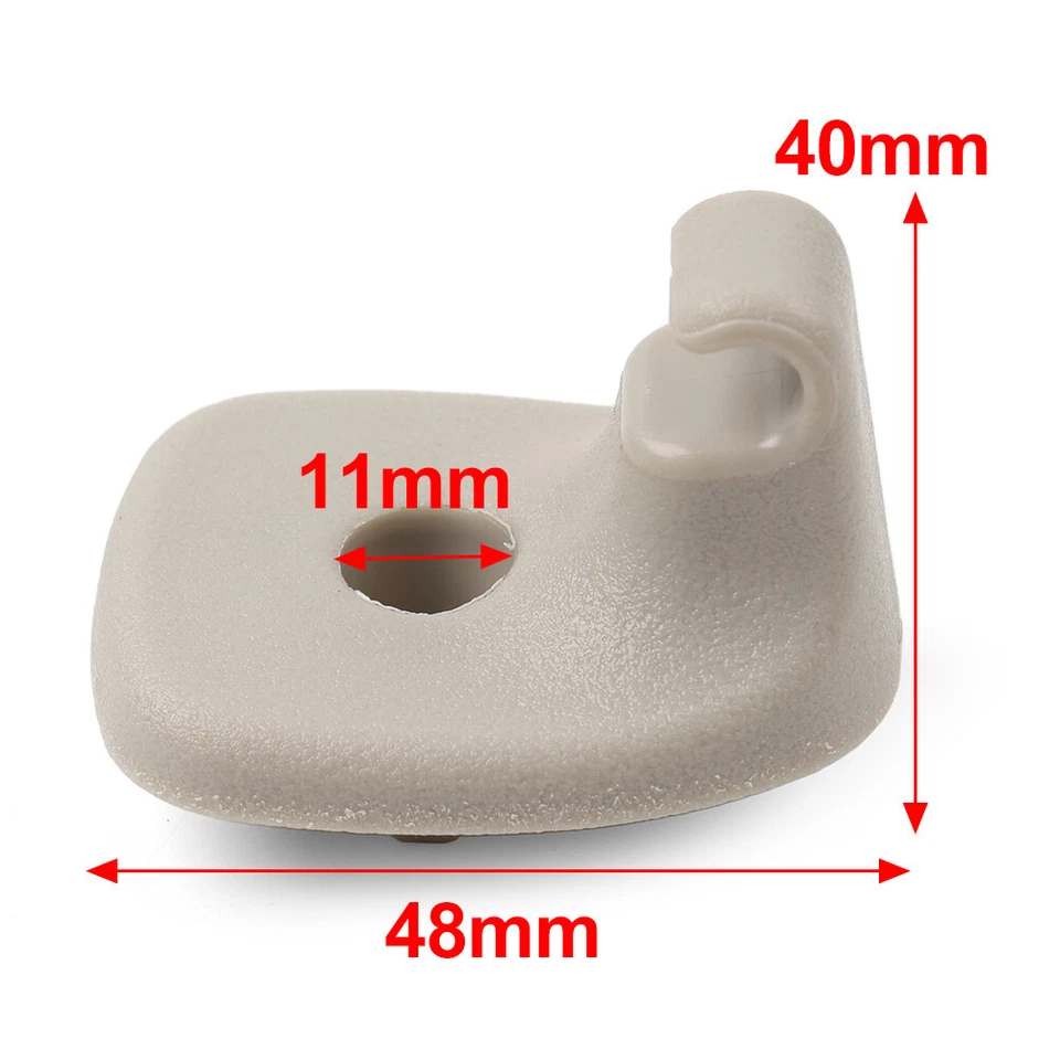 Sun Visor Retainer Clip Buckle For Dodge Caliber For Jeep Compass Patriot Foto 2 de 4