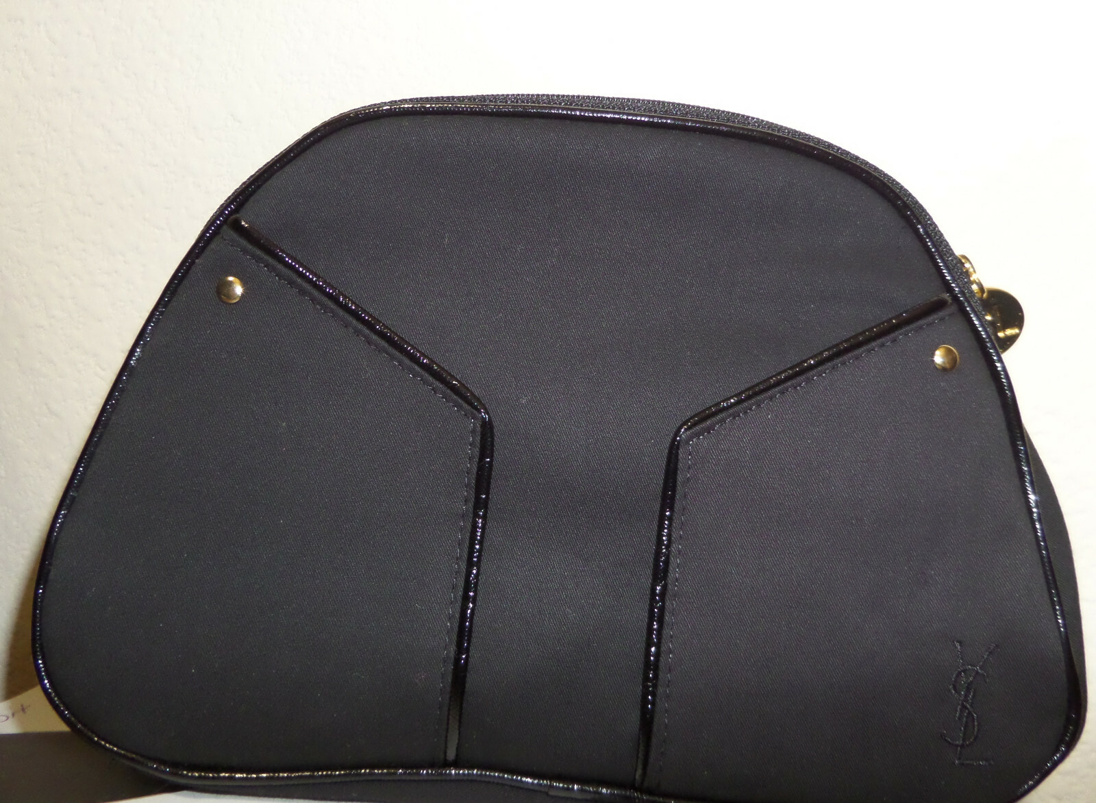 Borsa cosmetica trucco Yves Saint Laurent YSL nera pochette pochette tracolla NUOVA