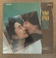 JOHN LENNON Yoko Ono THEN AND NOW Laserdisc LD 1984 BEATLES MINT 