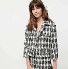 289 NWT Jcrew Lady jacket in oversize houndstooth size 4