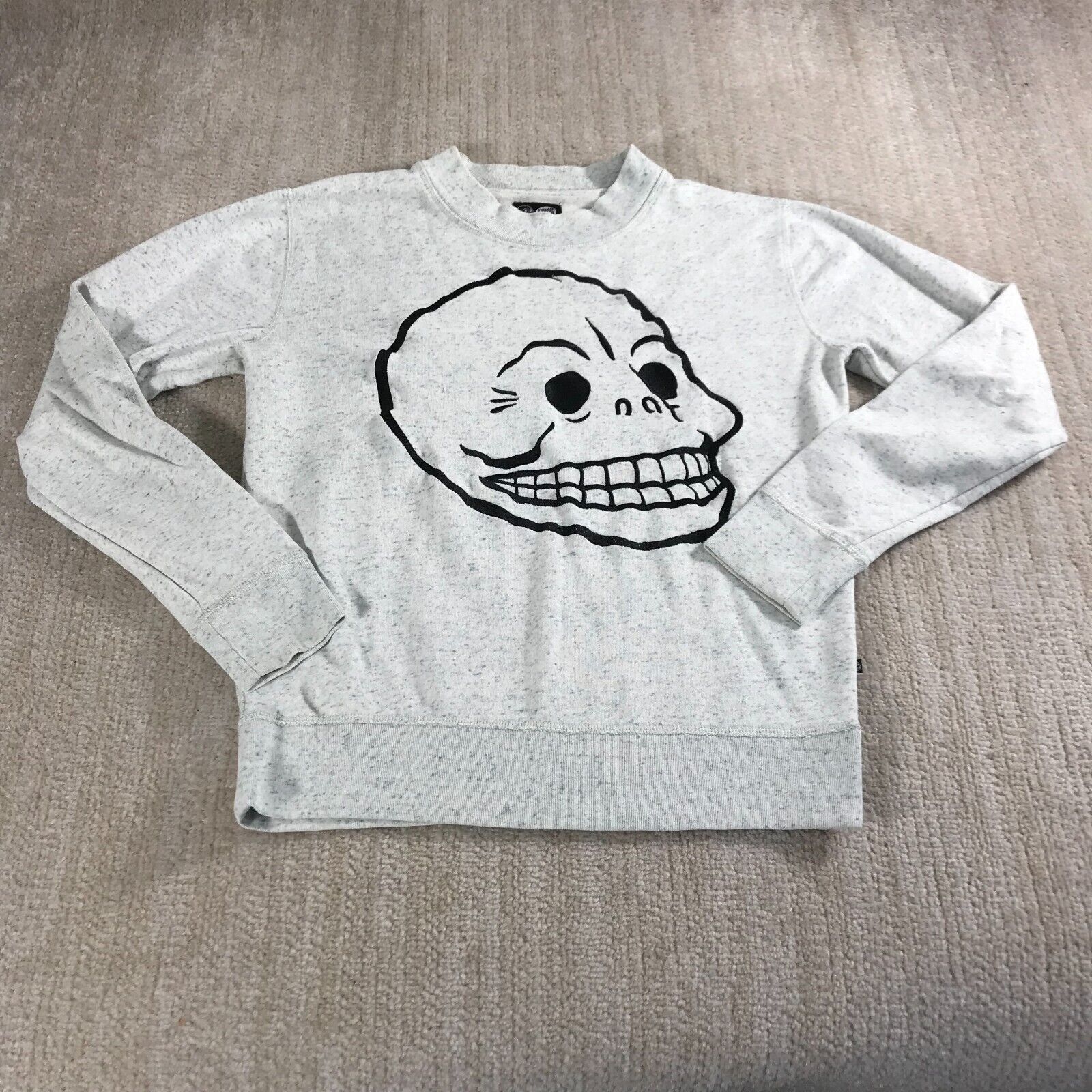 Cheap Monday Sweater Womens Extra Small Crew Neck Skull Black Ladies | eBay