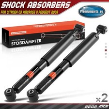 2x Shock Absorbers Rear for Citroen C3 Aircross II Peugeot 2008 2013-On 3438001