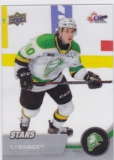 2021-22 Upper Deck CHL Stars Clear Cut #325 Antonio Stranges London Knights