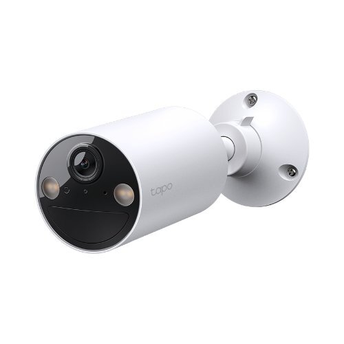 Tapo TC82 2K: Videocamera Sorveglianza Batteria 180gg Bianca