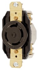2740A, Hubbell, Twistlock Receptacle 3 Pole 4 Wire L17-30R