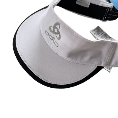 Odlo Performance Visor Cap Schirm-Mütze Hut Kappe Biathlon Marathon Weiß Unisex