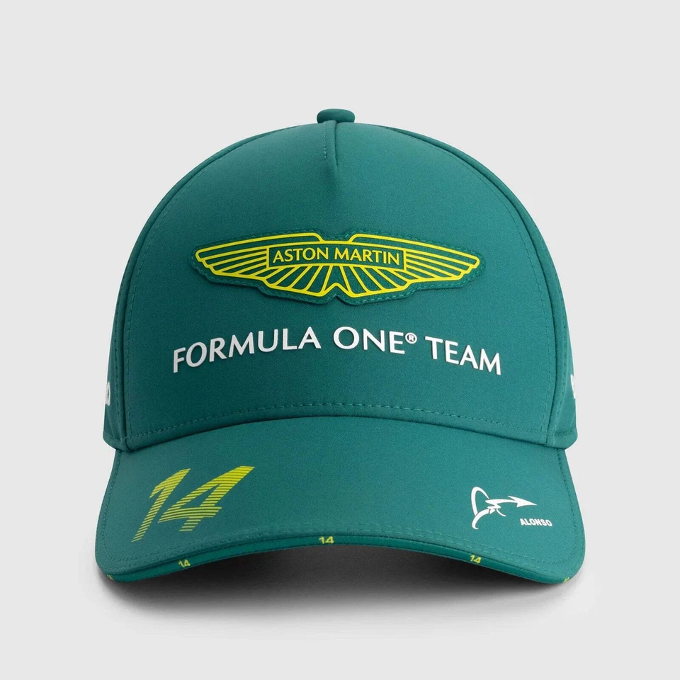 Aston Martin F1 Fernando Alonso #14 Hat 2025 Green - Image 2 of 3