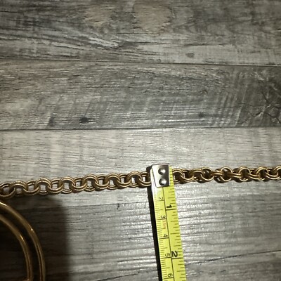 BOUCHER Fleur De Lis Numbered 0711N Gold Tone Choker 19” Necklace