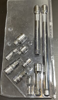 Kobalt 9 Pc Drive Accessory Set 1/4,3/8,1/2