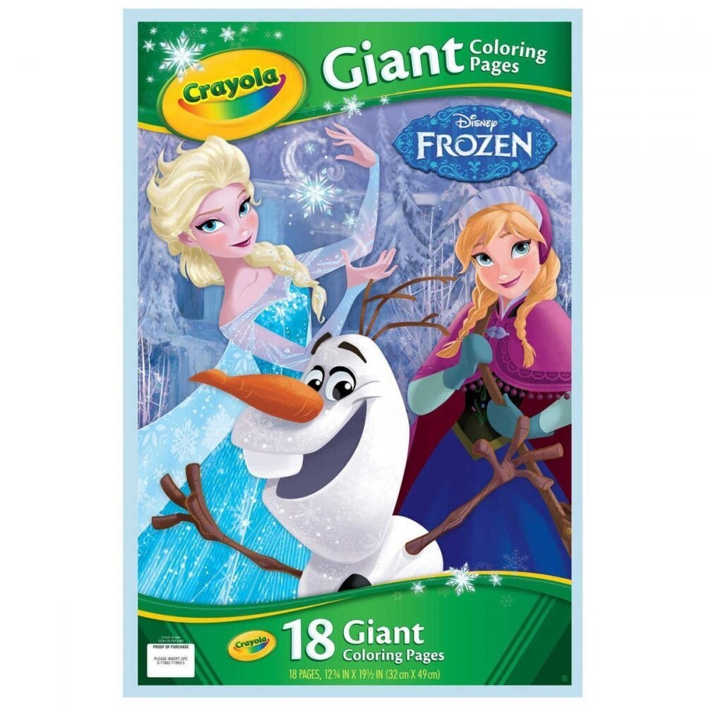 Disney Frozen Giant Colouring Pages