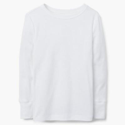 NWT Gymboree White Ribbed Tee Basic T Shirt Top Girls 3,5/6,7/8,10/12,14 