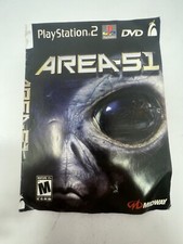 Playstation 2: Area-51 Midway Games 2005: Cover and Disc.