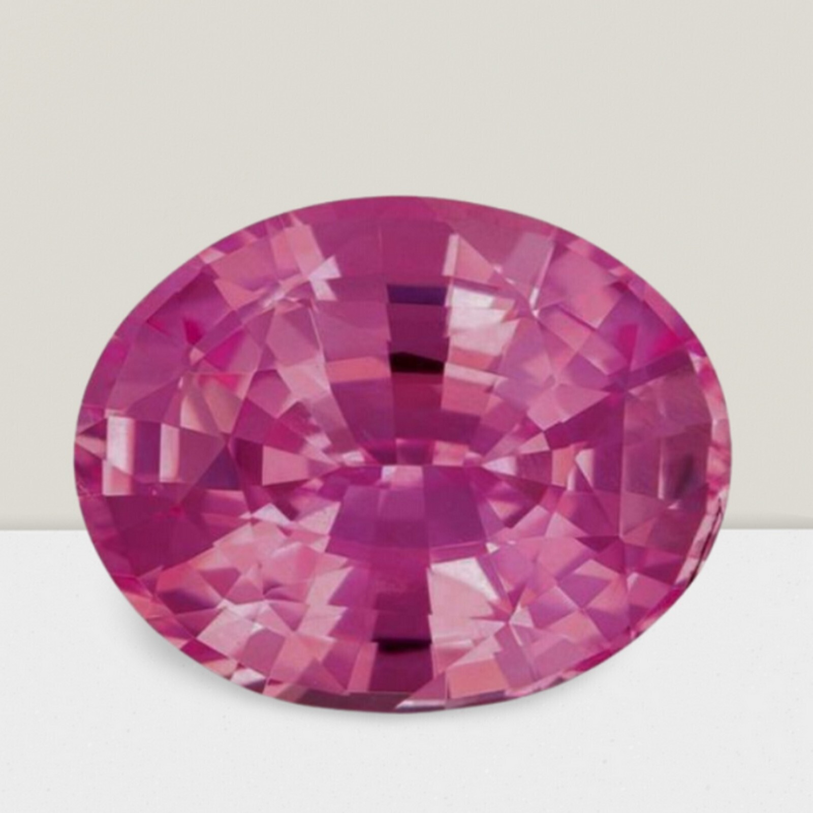 Vibrant 1.21ct Pink Sapphire Oval Loose Gem 8x6mm