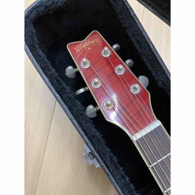 Washburn D-10S/ DLトップ単板♪グローバーペグ♪HC付き！低弦高 Washburn Harvest WD7SCEATB Dreadnought Acoustic Guitar