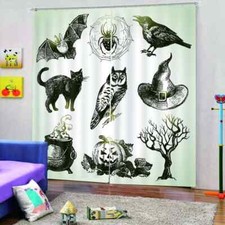 mysterious festival atmosphere Printing 3D Blockout Curtains Fabric Window
