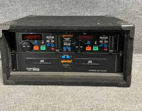 Gemini CD-9500 Pro II Dual CD Player, Digital Output, 1 Bit 8 Times Oversampling