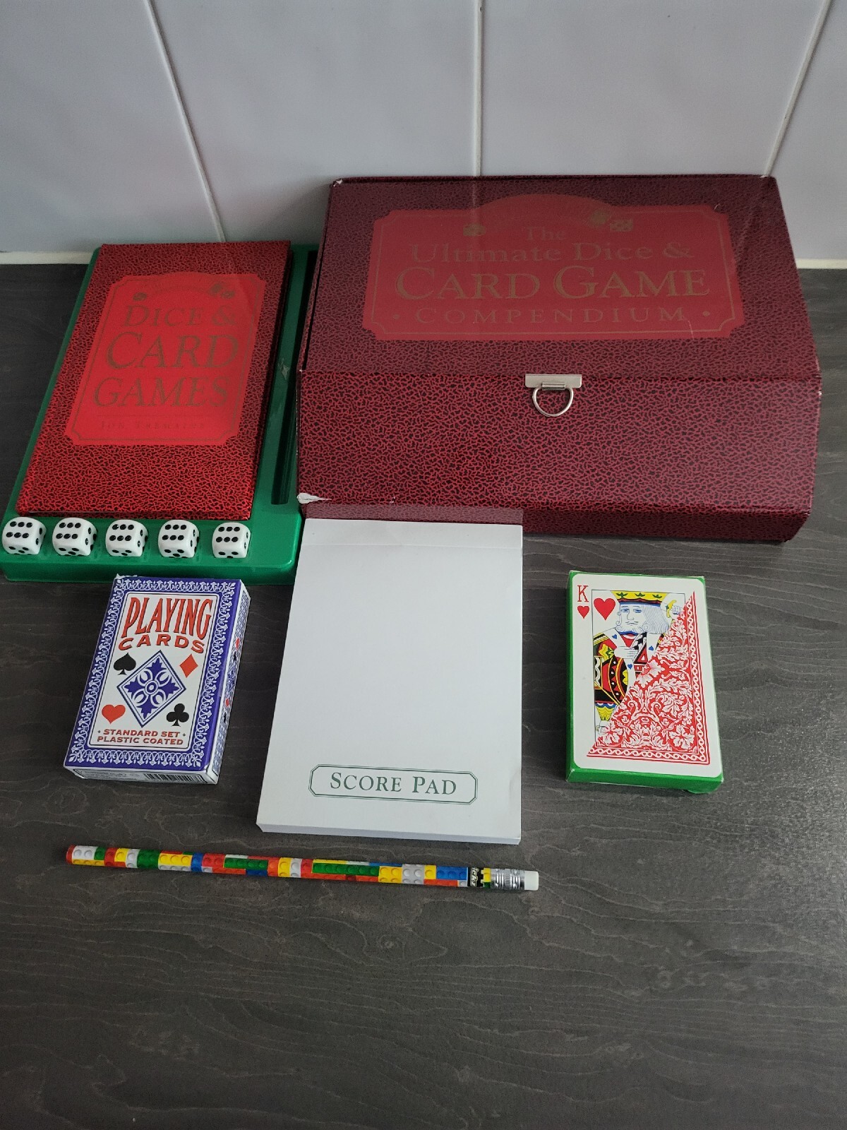 Vintage Card Dice Game ULTIMATE DICE AND CARD GAME COMPENDIUM BOXED 1996