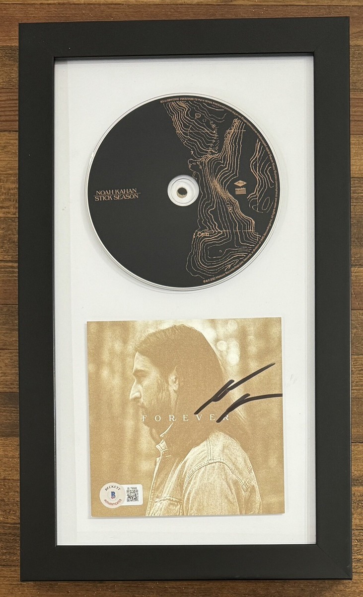NOAH KAHAN STICK SEASON 直筆サイン入りカード付き Noah Kahan Stick Season CD & SIGNED Forever Framed