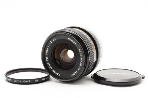 [Near MINT] Canon FD 28mm F/2.8 S.C. SC MF Wide Angle Lens From JAPAN #018