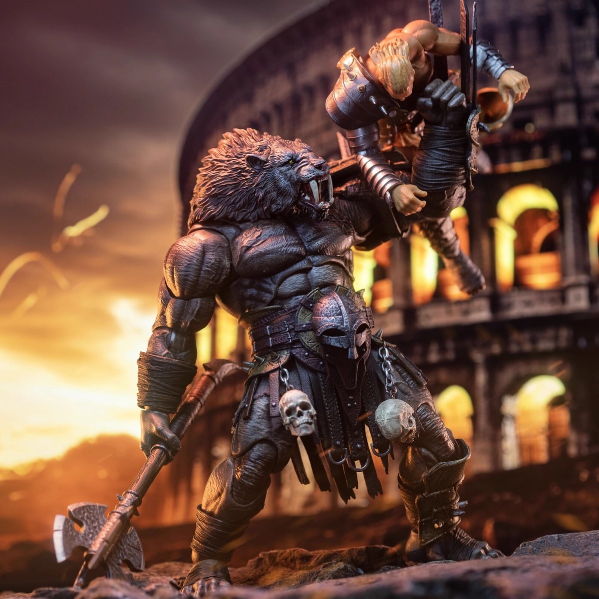 Xesray Studio Fight for Glory Combatants Saber Toothed Tiger