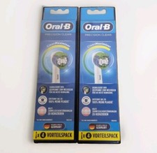 Oral-B Precision Clean 2x 4er Set Aufsteckbürsten Neu