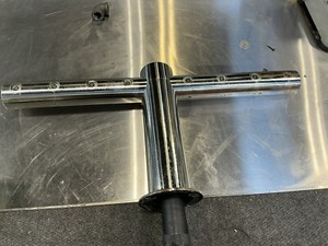 Metropolis "T" 8 Tap Beer Dispenser Polished Stainless Steel - Glycol Cooled