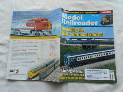 MODEL RAILROADER Magazine-MARCH,2002