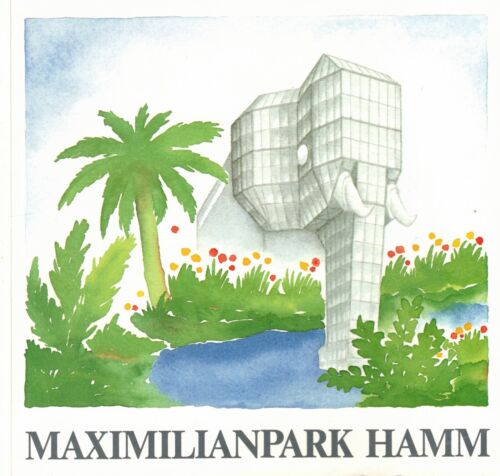 Ange, Maximilianpark Hamm, un parc au charbon, guide du parc avec plan, 1989 - Photo 1 sur 1