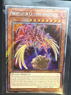 Phoenixian Cluster Amaryllis (Platinum Secret Rare) RA04-EN136 Quarter...