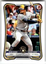 2026 Bowman #30 Brice Turang Milwaukee Brewers Baseball
