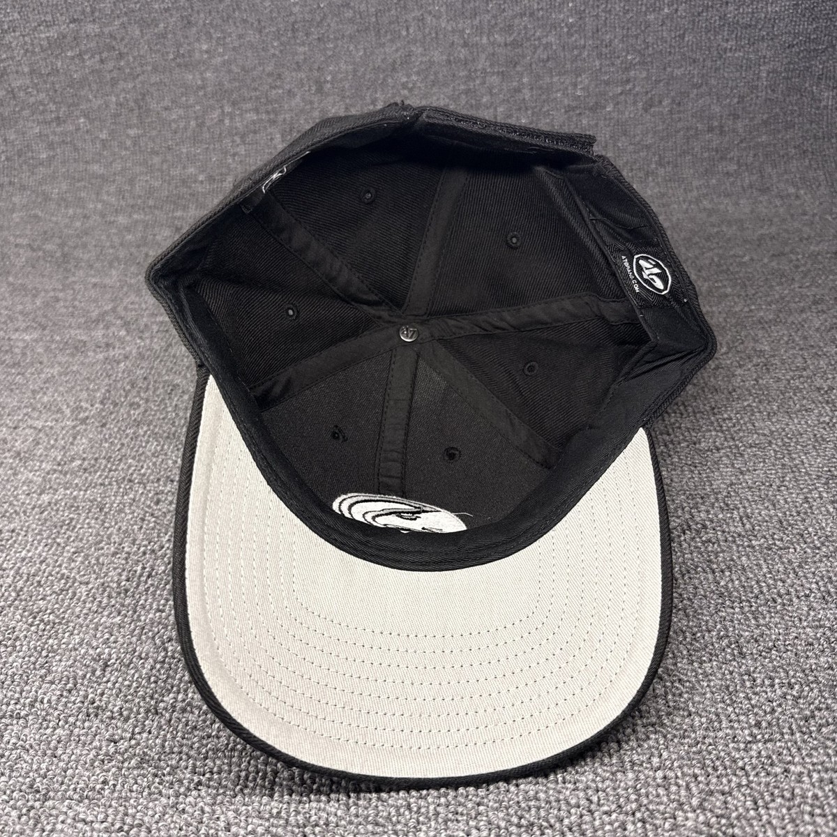 '47 Atlanta Hawks Black Adjustable Clean Up Hat Cap NBA ATL Logo