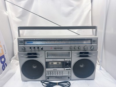 National RX-5650 Boombox FM/AM Stereo Radio Cassette Recorder