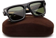 NEW TOM FORD TF1200 01N Black Eyeglasses Frame 53-20-145mm B42mm Italy