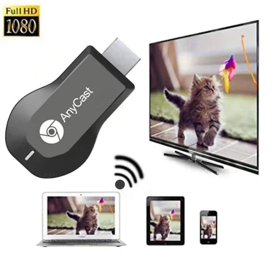 M2 Plus HDMI-Compatble TV Stick WIFI Display TV Dongle Receiver for IOS Android - Image 3 of 4