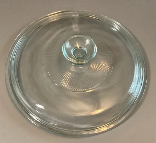 PYREX Corning Ware Ribbed Round Replacement Lid – G 1 C – 8 3/4″ LID ONLY