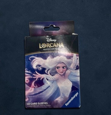 Disney Lorcana TCG the First Chapter Elsa Deck Card Sleeves 65-Pack Read