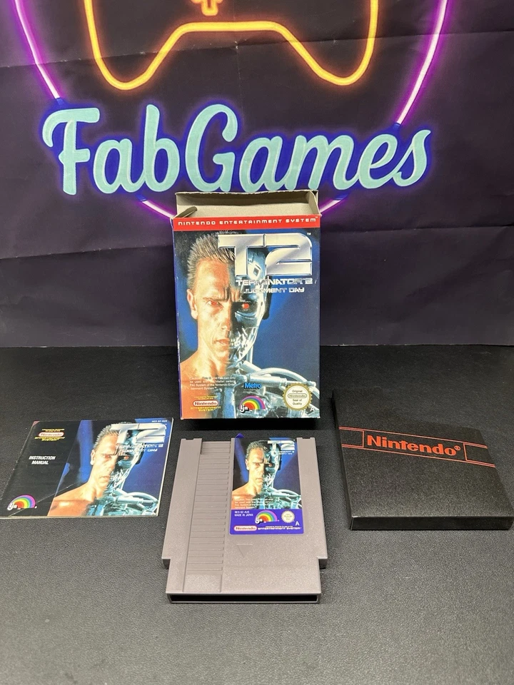 T2 Terminator 2 Judgment Day Nintendo NES Game Boxed - Image 3 of 3