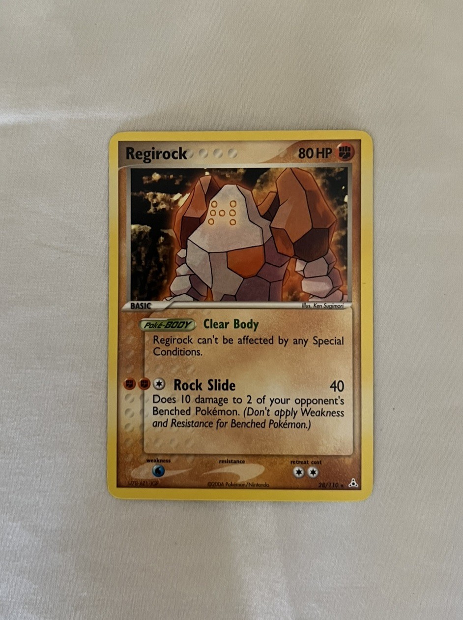 Regirock 28/110 Holon Phantoms Pokemon Card NM-MM 