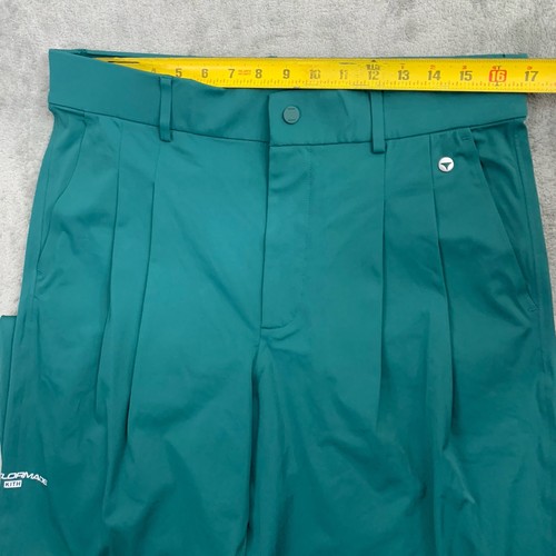 Kith for Taylormade Mallet Pant Mens 33x29” Fairway Green Golf Trousers Preppy - Picture 7 of 17